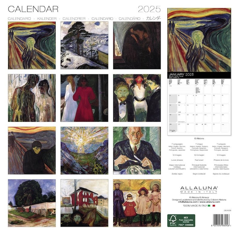 Munch - Jaarkalender 2025 - Catch Utrecht