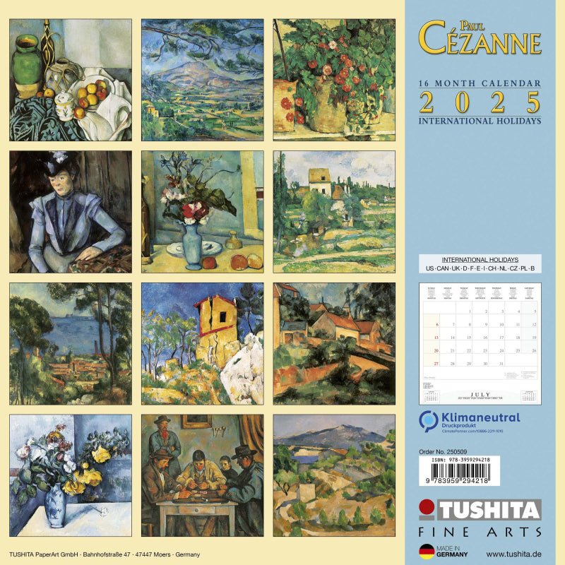 Paul Cézanne - Jaarkalender 2025 - Catch Utrecht