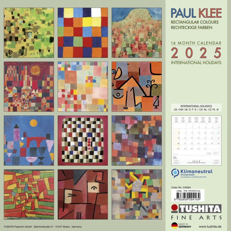 Paul Klee - Jaarkalender 2025 - Catch Utrecht