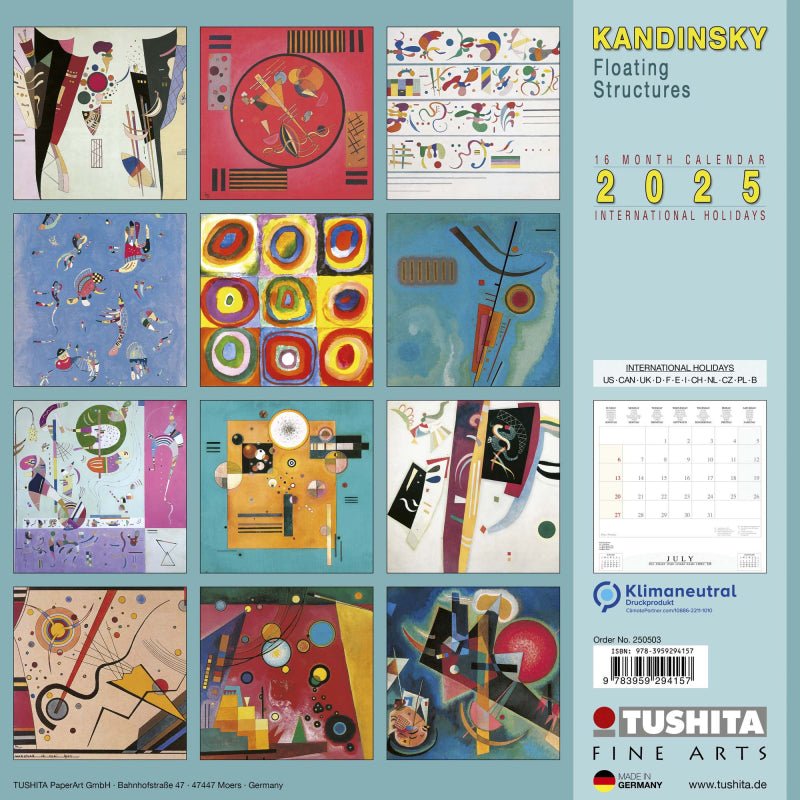 Wassily Kandinsky - Jaarkalender 2025 - Catch Utrecht