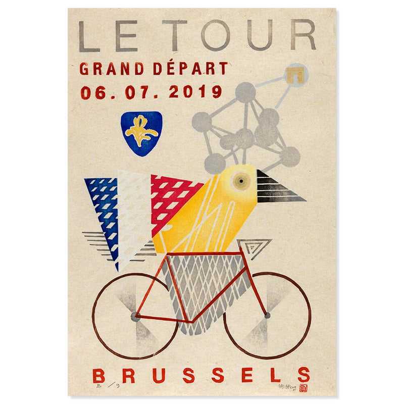 Grand Départ, Brussel - 2019 (gele trui) - Catch Utrecht