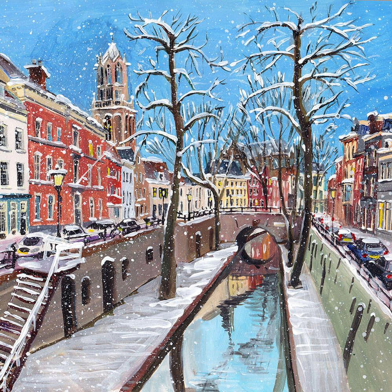 Nieuwegracht, Utrecht in de winter - Catch Utrecht