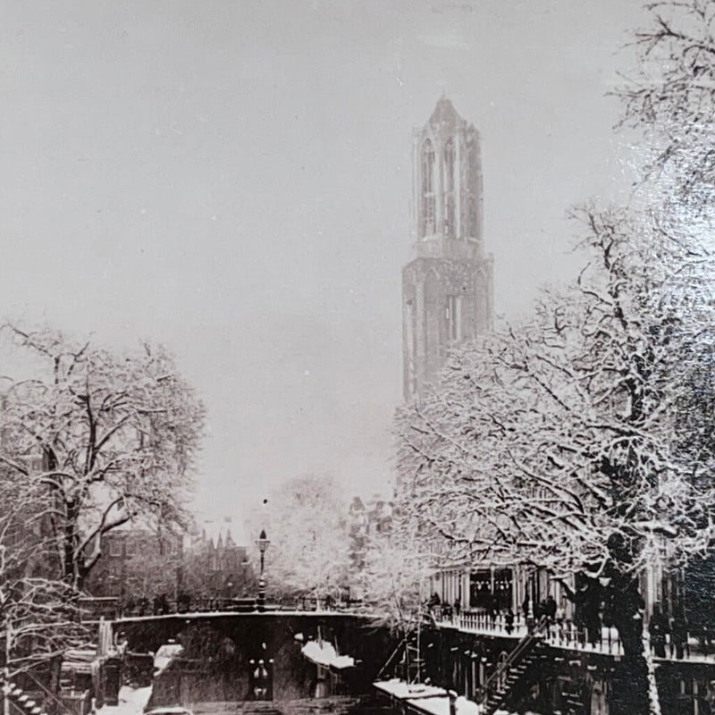 Sneeuw op de Oudegracht, Utrecht in de winter (los of als set) - Catch Utrecht